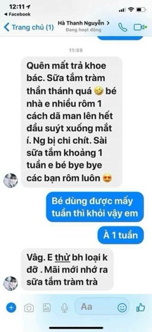 Sữa tắm TRÀM TRÀ cho BÉ  - Greenbon
