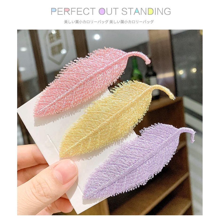 Kẹp Tóc Nữ Thiết Kế Hình Lá Đơn Giản