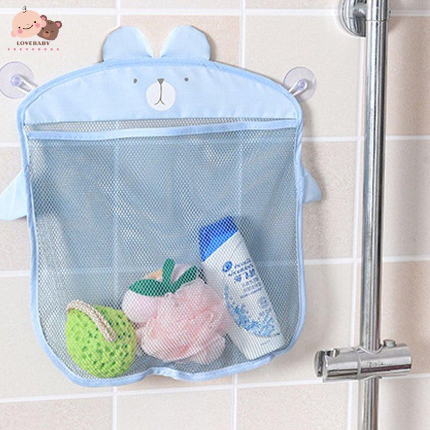 Túi Lưới Đựng Đồ Có Giác Hút Dán Tường Nhà Tắm