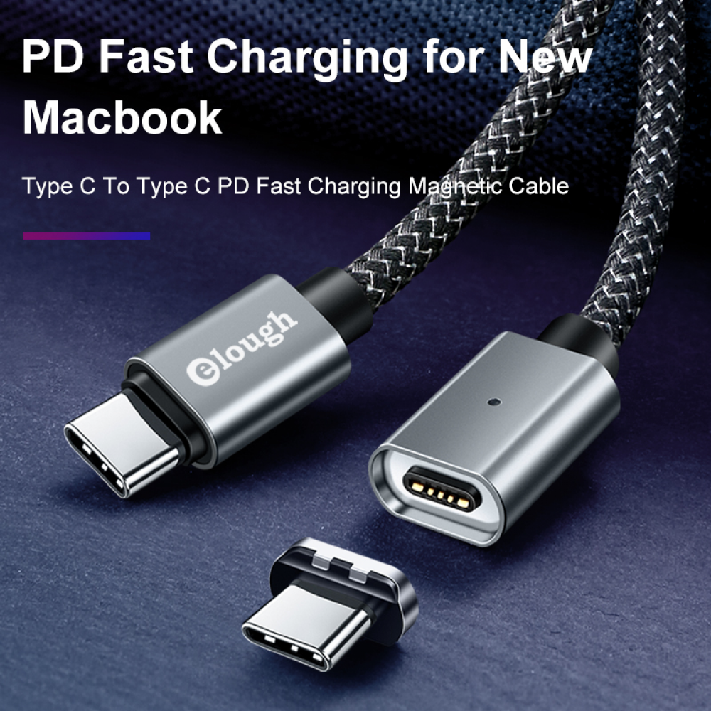 Cáp Sạc Elough Cho Huawei Usb Type C 5a 100w Pd