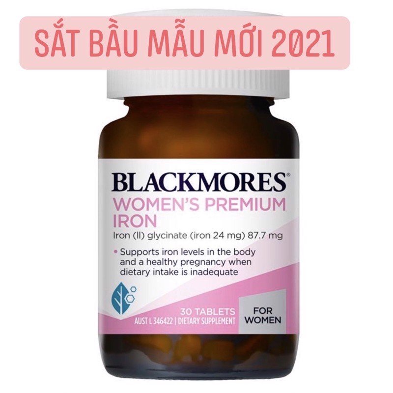 Iron pregnancy blackmores 30 viên date xa