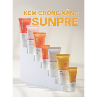 Kem chống nắng Mona Frema SUNPRE Sunscreen Mini Size 7ml (Không Màu Và Màu Kem Nền)