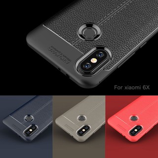 Ốp lưng xiaomi mi 6x, mi a2 silicon giả da auto focus
