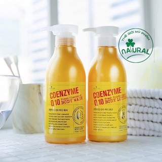 Cặp đôi sữa tắm và sữa dưỡng thể COENZYME Q10 body lotion Hàn Quốc 250k/ 1 loại /500ml