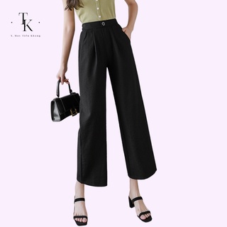 Quần ống rộng , Quần culottes đũi dáng dài siêu Hot xmtk404