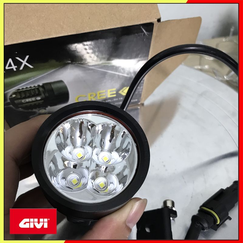 Đèn Trợ Sáng L4X Siêu Sáng Tặng Kèm Công Tắc
