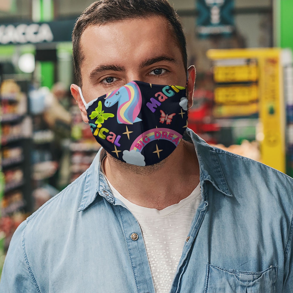 Khẩu trang thú cưng đáng yêu vui nhộn hoạt hình cho bé trẻ em Hình Đẹp CARTWELL không đau tai ngăn bụi mịn dây đeo mềm k