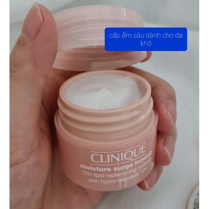 [15ml]Kem dưỡng ẩm,cung cấp nước Clinique Moisture Surge 72h