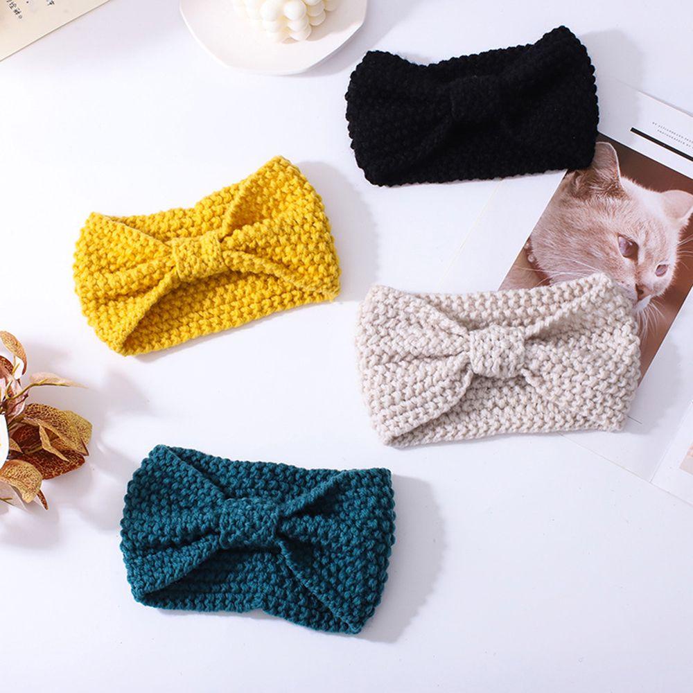 PINEVN Băng Đô Len Đan Thủ Công Bản Rộng Ấm Áp Mùa Đông Mới