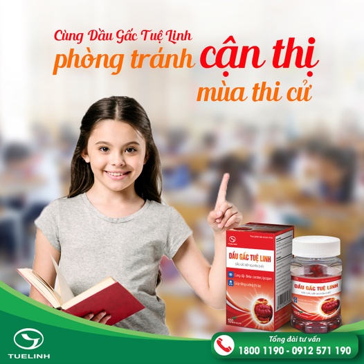 ✅Dầu gấc Tuệ Linh  - Giảm nhức mỏi mắt, tăng cường thị lực, giảm cận thị, loạn thị - Hộp 60 viên