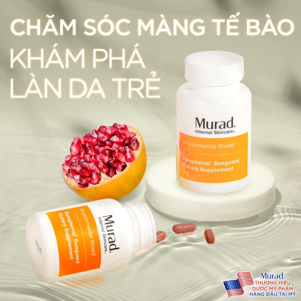 Viên uống chống nắng nội sinh Murad Pomphenol Sunguard Dietary Supplement
