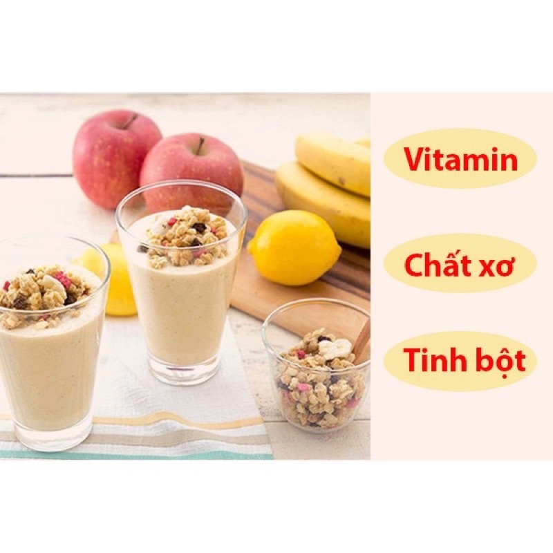 Ngũ cốc ăn liền Calbee - Hạt granola - Ngũ cốc trái cây, ngũ cốc giảm cân