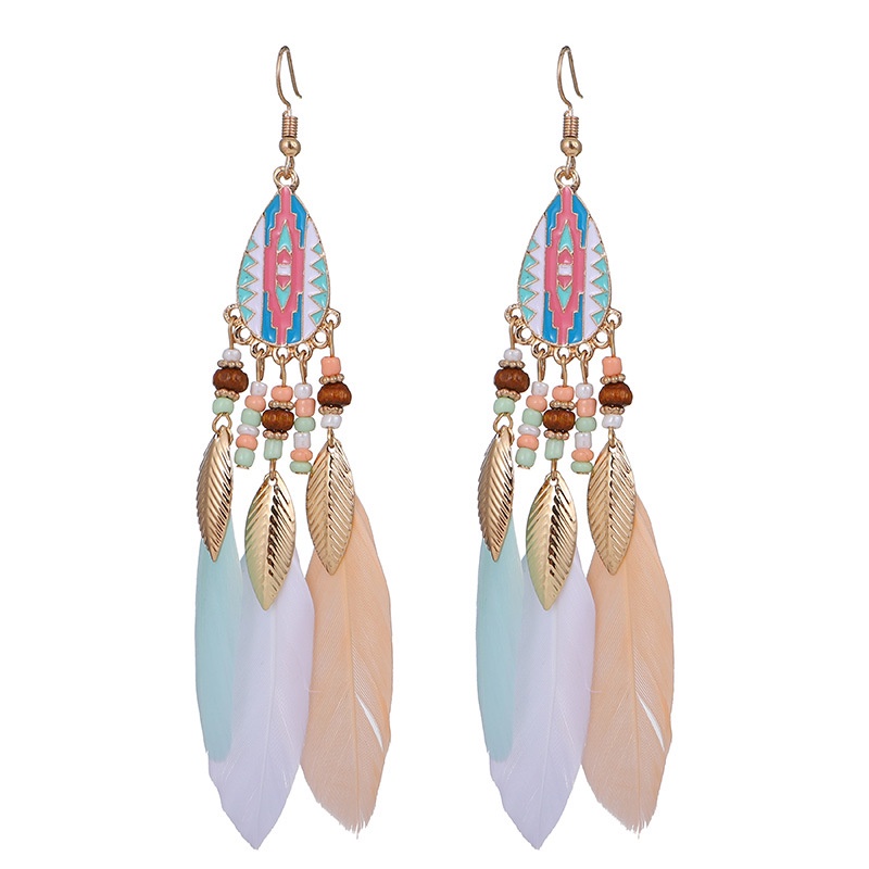 Bông Tai Dáng Dài Hình Hoa Cúc 120 Màu Sắc 9 Phong Cách bohemian