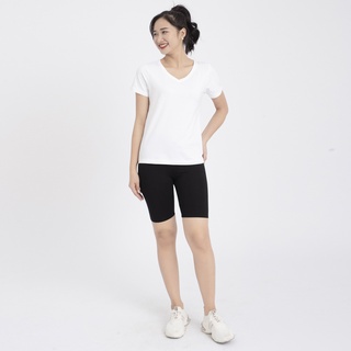 Áo thun nữ cổ tim - Trắng