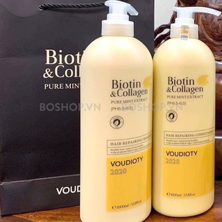 Combo Chăm Sóc Tóc BIOTIN$COLLAGEN VÀNG (Tặng ủ KAR)