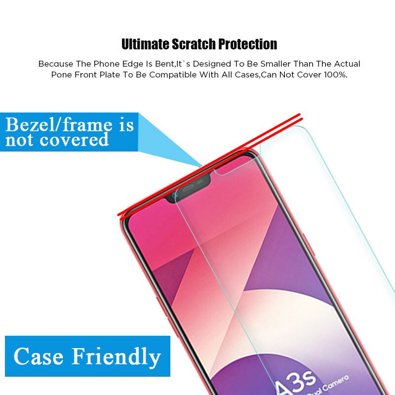 Tempered Glass For OPPO A3s A5s A92020 F9 F7 F11 Pro F3 F5 A37 A83 A59 A92 R17 Pro A59 F1S A33 NEO 7 A71 A31 A9 2020 Screen Protector