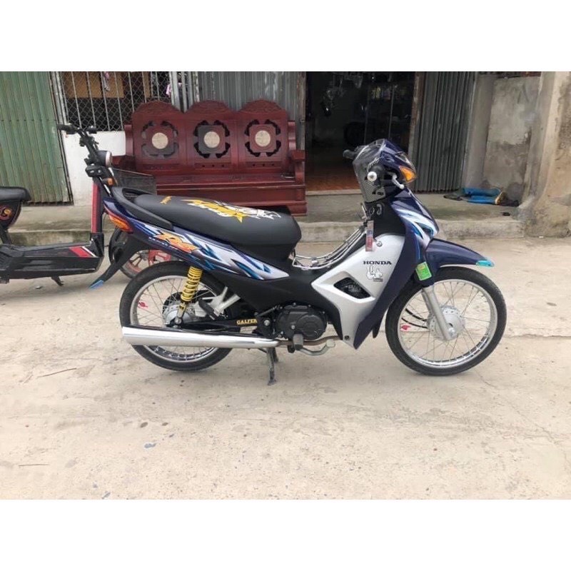 Team rời Wave Alpha 50cc-100- 110 màu xanh dương pha màu .