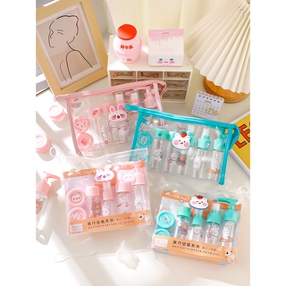 /NEW/ BỘ KIT MỸ PHẨM DU LỊCH, SET BÌNH CHIẾT MỸ PHẨM MINI TIỆN DỤNG XINH XẮN