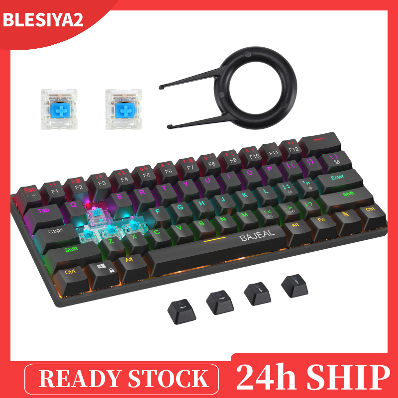 Bàn Phím Cơ Gaming 61 Phím Dành Cho Pc Mac