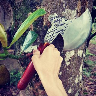 Rìu cán gỗ cao cấp bản lưỡi to