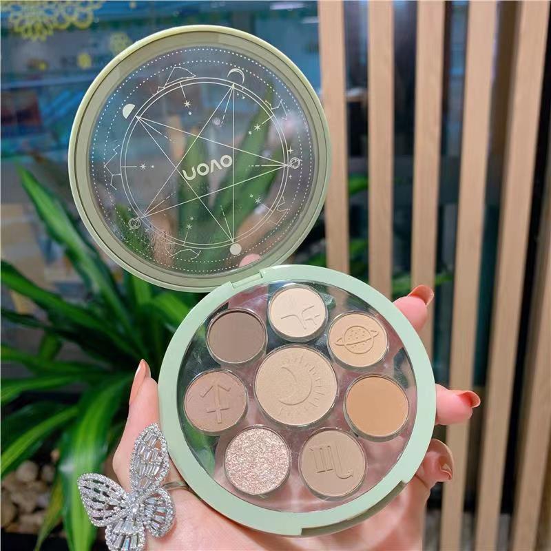 Bảng Phấn Mắt NOVO 8 Màu Tông Nhũ Và Lì Trang Điểm Chống Nước Lâu Trôi NO.5641