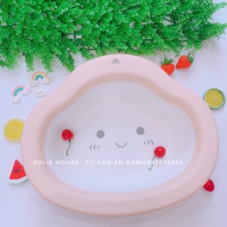 Chậu rửa mặt cho bé hình mây