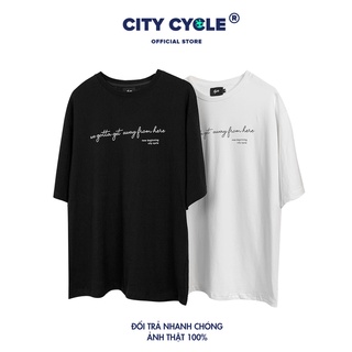 Áo thun nam nữ Get Away City Cycle - Áo thun tay lỡ Unisex form rộng Local Brand