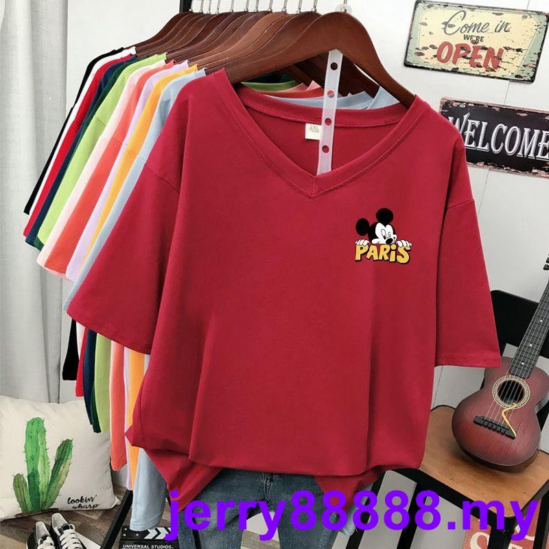 Plus Áo Thun Cotton Dáng Rộng Ngắn Tay Thời Trang Nữ 200kg -0316 | BigBuy360 - bigbuy360.vn