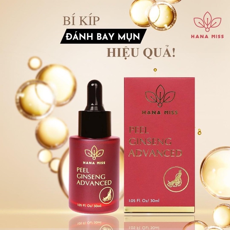 (Tặng 3 Mặt Nạ Kèm Theo)Hana Miss Peel Da Nhân Sâm