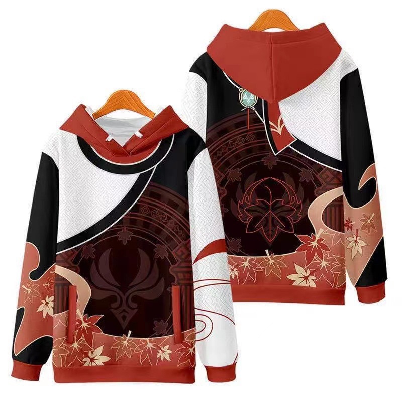 Áo Khoác Hoodie Hóa Trang Nhân Vật Kaedehara Kazuha Trong Genshin Impact
