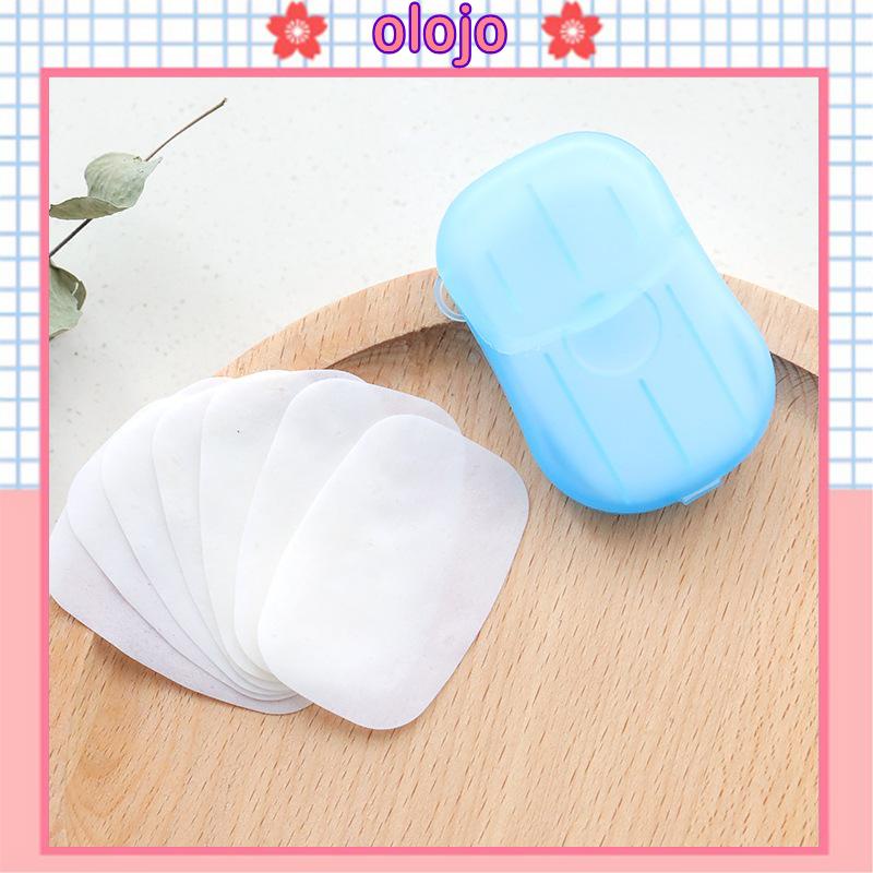 ⚜️Hộp 20 tấm xà phòng giấy dùng một lần tiện lợi dành cho đi du lịch
