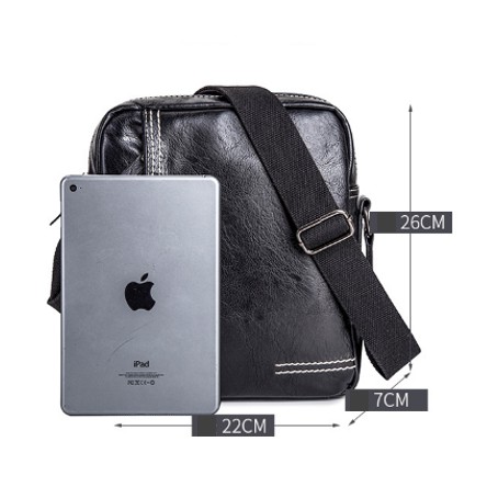 Túi đeo chéo Nam 💖 HÀNG MỚI-XU HƯỚNG 2020 💖 [ FREESHIP] Túi Đeo Chéo Unisex chất da chống nổ, bong da | BigBuy360 - bigbuy360.vn