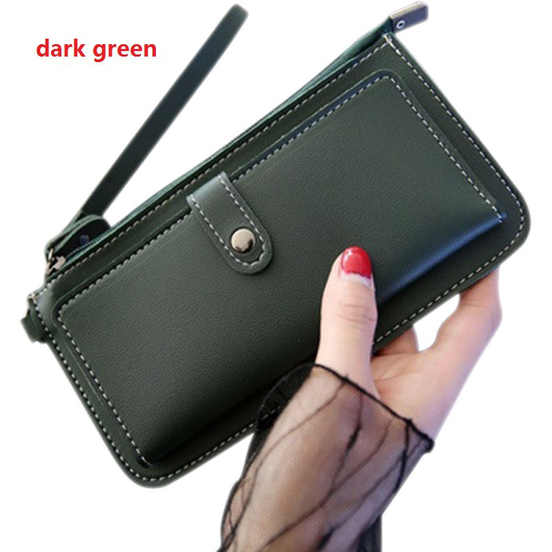 Ví cầm tay da PU khóa kéo thanh lịch và thời trang cho nữ | BigBuy360 - bigbuy360.vn