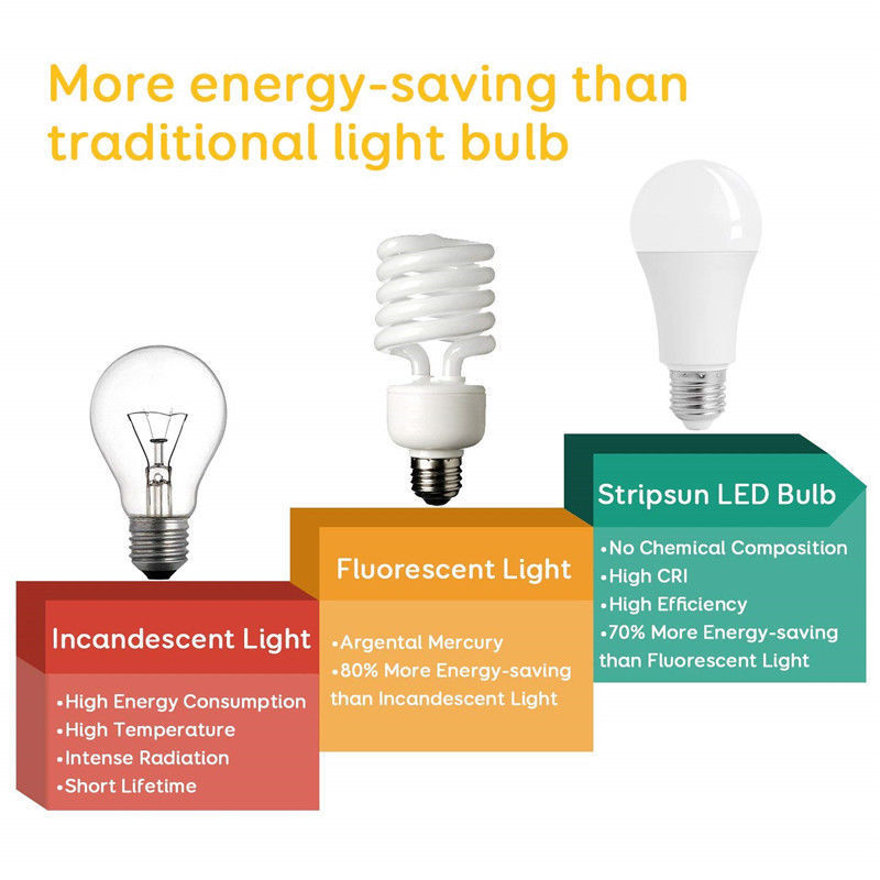 Bóng Đèn Led Cảm Biến Chuyển Động E27 7w 12w