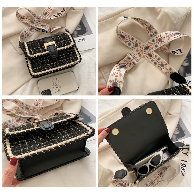 TÚI XÁCH NỮ, TÚI ĐEO CHÉO ĐI BIỂN, ĐI CHƠI PHỐI DẠ QUAI VẢI XINH XẮN TN 153 | BigBuy360 - bigbuy360.vn