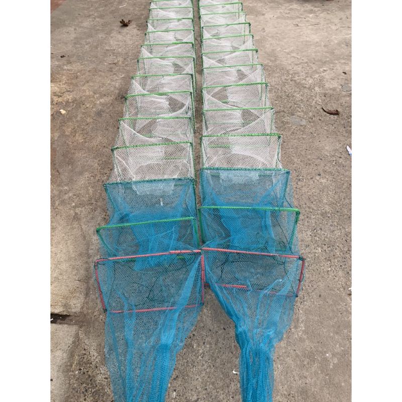 lLồng Bát Quái 29 Khung Siêu Bền Lưới Nhập Khẩu bền có thể đánh được các loại tôm cua cá ốc