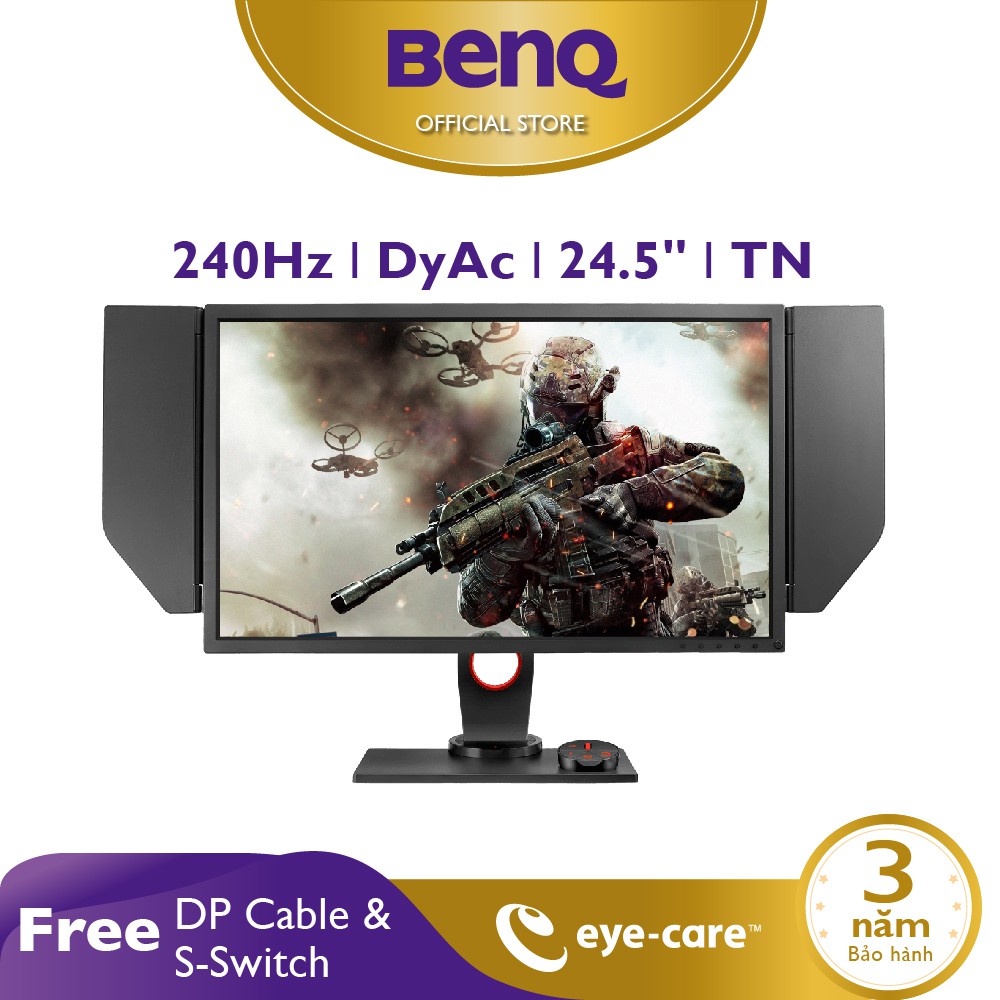 Màn hình máy tính BenQ ZOWIE XL2546 240Hz 24.5 inch DyAc™ eSports Gaming FPS (CSGO, PUBG, ...) | BigBuy360 - bigbuy360.vn