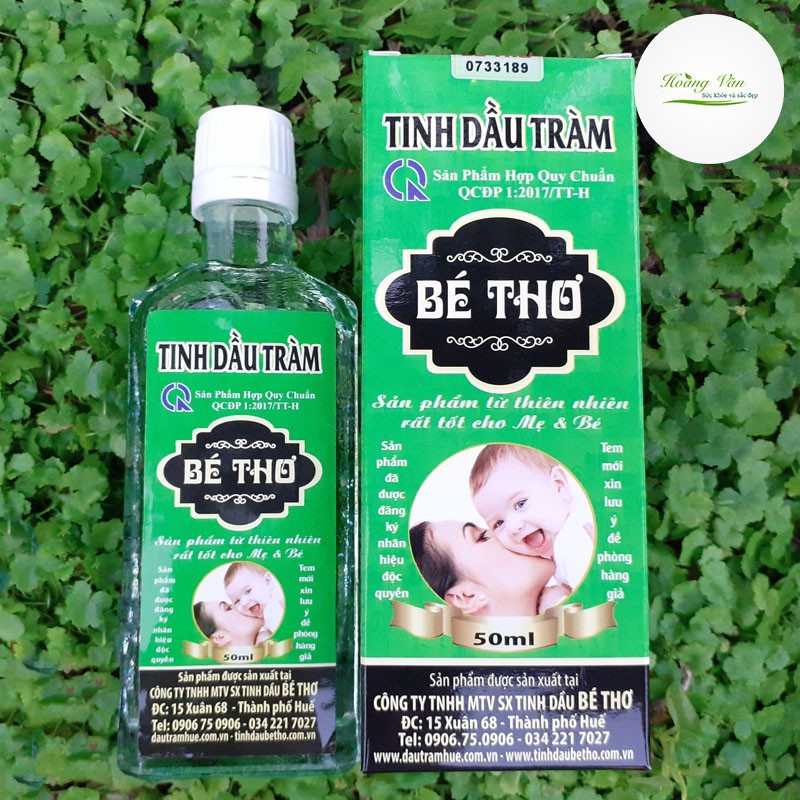 Tinh dầu tràm Bé Thơ, tinh dầu tràm Huế nguyên chất (dung tích 50ml)