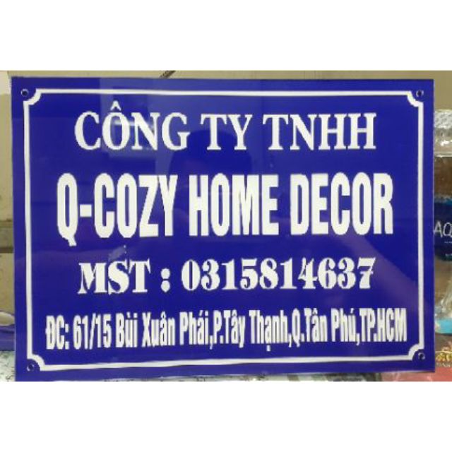 Bảng công ty bảng shop