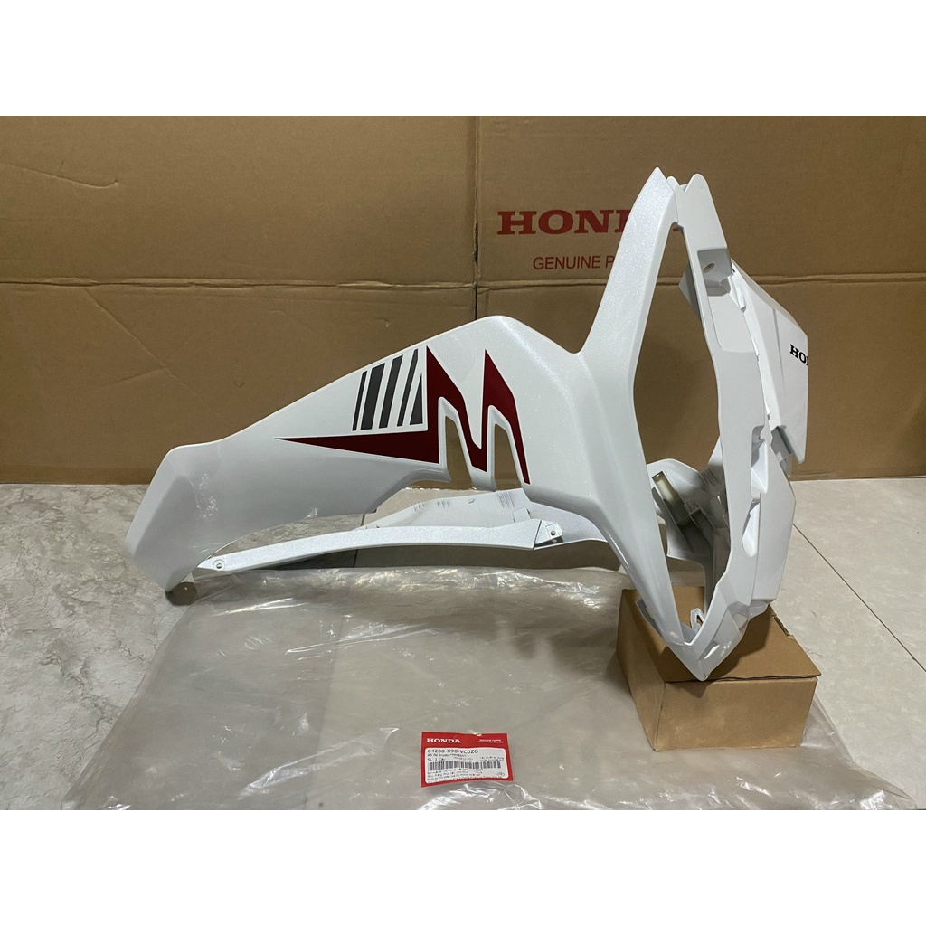 Bộ ốp trước - quây nạ trước HONDA WAVE RSX110 năm 2019 màu Trắng. (64200K90VC0ZG)