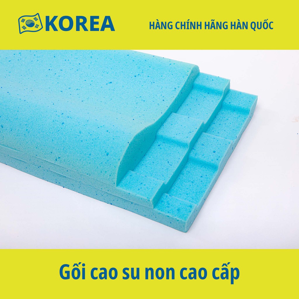 Gối cao su non 3 lớp tuỳ chỉnh chiều cao vỏ sợi tre siêu thoáng - Chính hãng Mehome Hàn Quốc - Êm mềm thoải mái (MP-027)