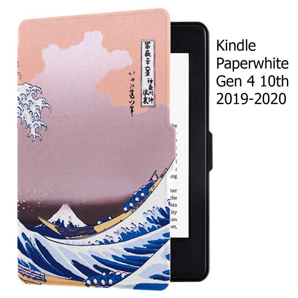 [ Nhiều mẫu ] Bao Da Kindle Paperwhite Gen 4 (10th) Họa Tiết Cover Máy Đọc Sách