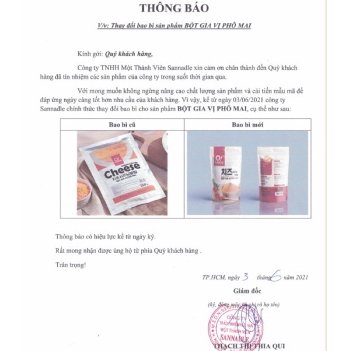 [Mã 77FMCGSALE1 giảm 10% đơn 250K] (Bao bì mới) Bột phô mai lắc cam Sajang 250gram | BigBuy360 - bigbuy360.vn