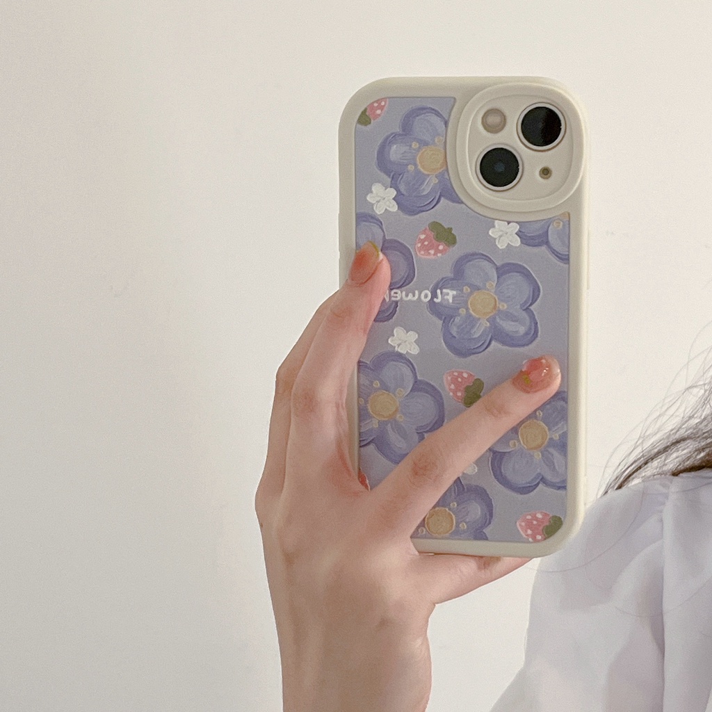 Xiaomi Redmi 10C 10 9S 9T 9C 9A Note 11S 10S 10 9 8 7 Pro mi POCO X3 NFC F3 M3 11 Lite 10T Pro 4G 5G strawberry flowers tulip bear Skin Shockproof Soft Phone Case Full camera protector Back Cover DY 39