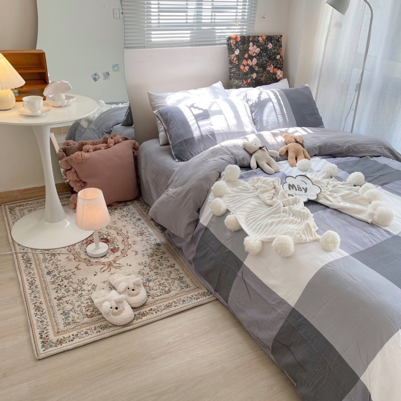 Bộ chăn ga gối Cotton Đũi MÂY BEDDING đủ kích thước nệm | BigBuy360 - bigbuy360.vn