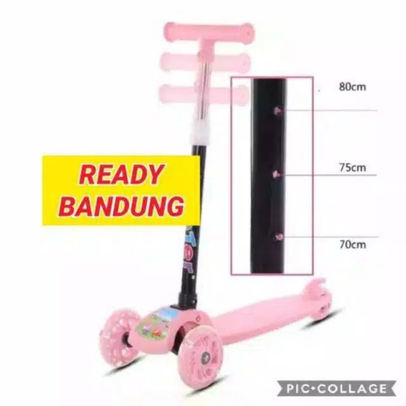 Xe Scooter Điện Có Đèn Led Gấp Gọn Tiện Dụng