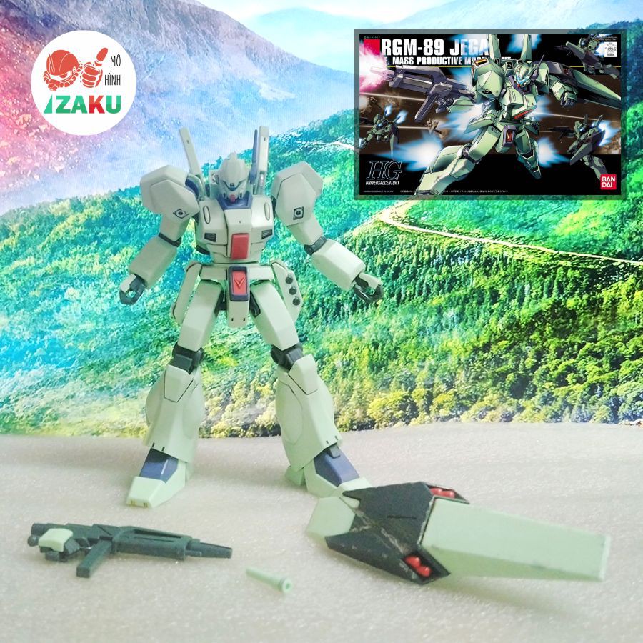 Mô hình gundam 2nd đã ráp Bandai HGUC RGM-89 Jegan