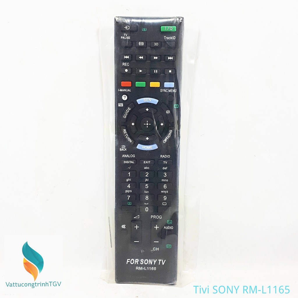 Điều khiển thay thế cho Tivi SONY RM-L1165 ( loại dài)