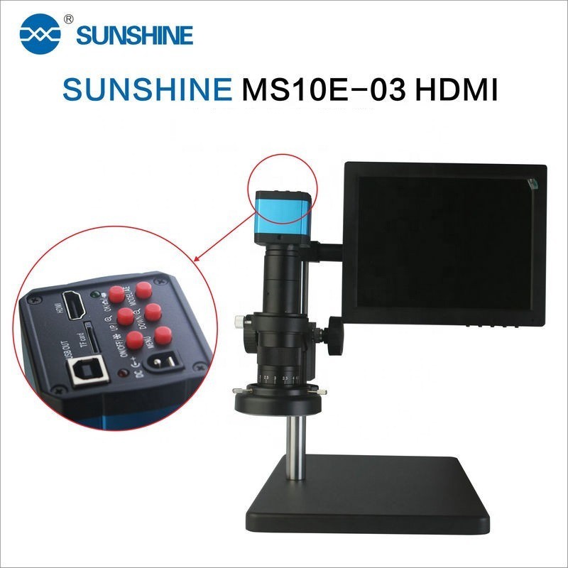 Kính hiển vi điện tử Sunshine MS10E-03 phóng đại 0.7X-4.5X (Không bao gồm màn hình)