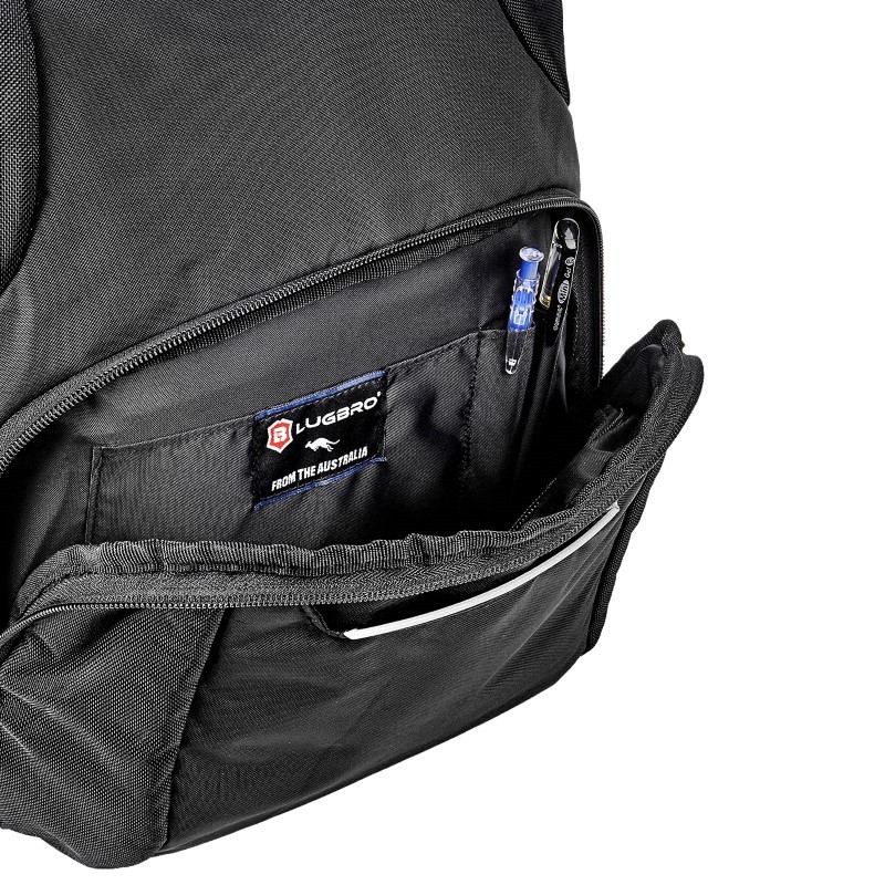 Balo laptop Lugbro Lugpro I15 LBV001BK Black